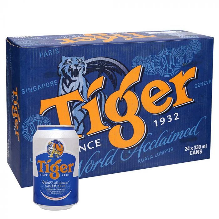 Bia Tiger có hạn sử dụng 6 tháng đến 1 năm tùy theo cách bảo quản 
