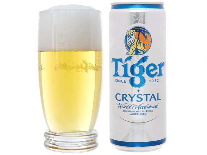 Bia Tiger bạc Crystal trở thành sản phẩm nổi tiếng của hãng